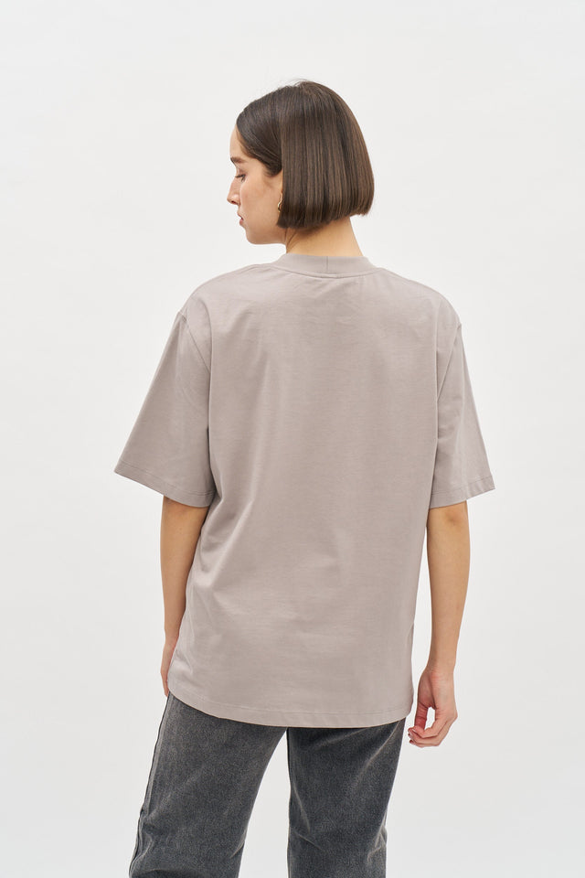 Future Flourish Oversized T Grey