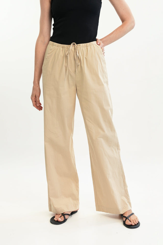 Uma Pants Cotton Beige