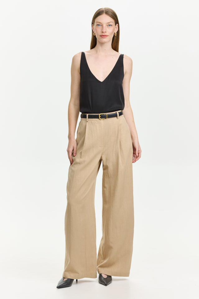 Erin Top Cupro Black