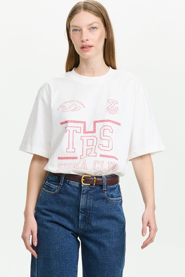 TRES Oversized T White