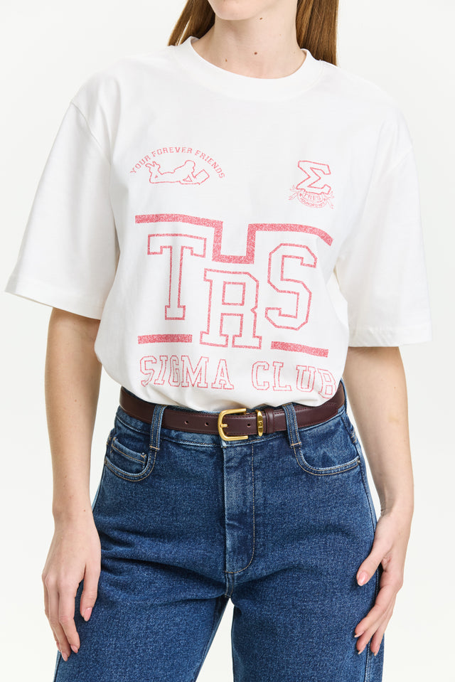 TRES Oversized T White