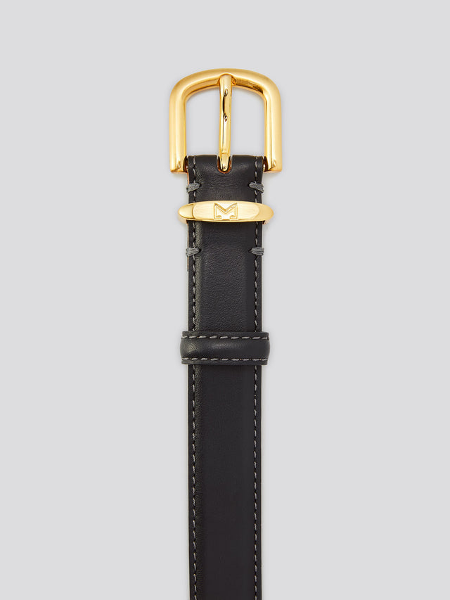 TRES Signature Belt Black Gold
