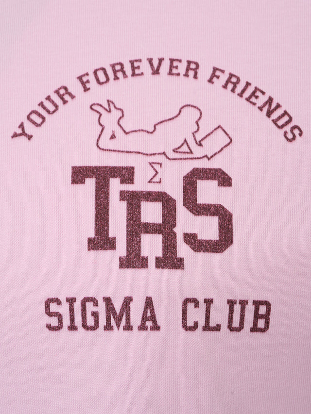 Tres Fitted T Pink Lavender Club
