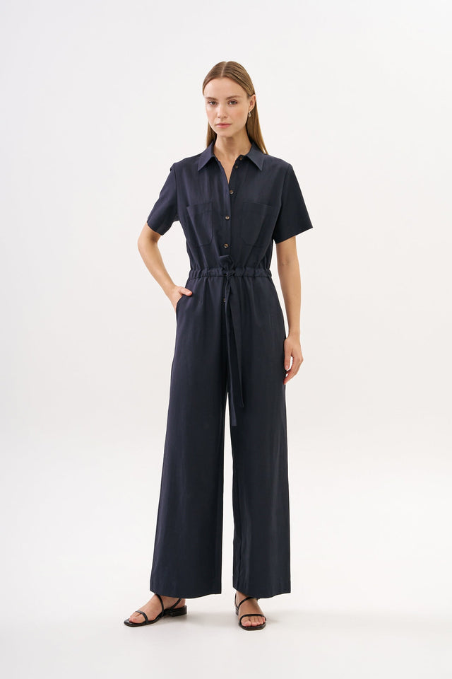 Ally Jumpsuit Dark Blue