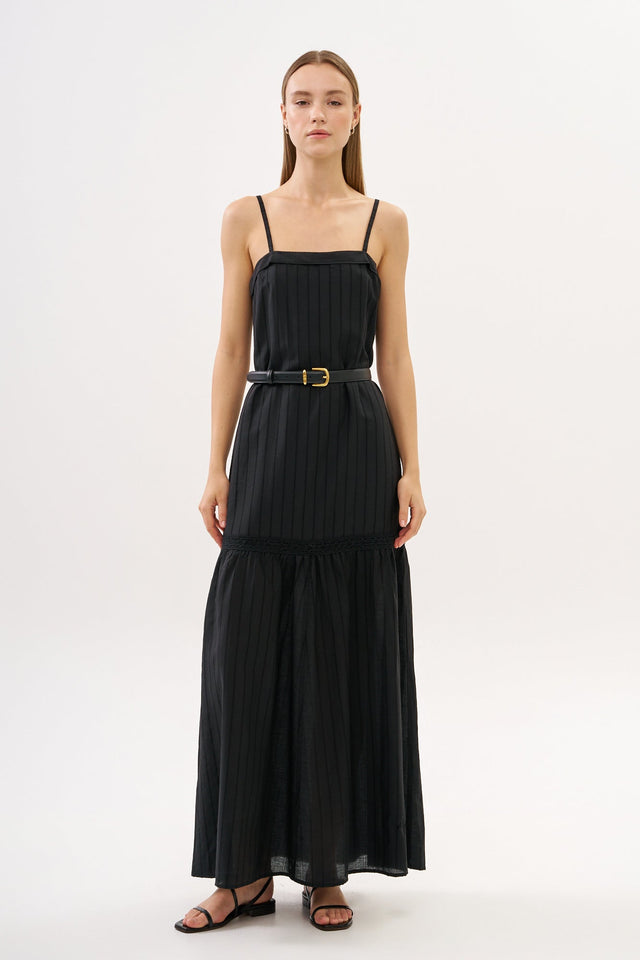 TRES Signature Belt Black Gold