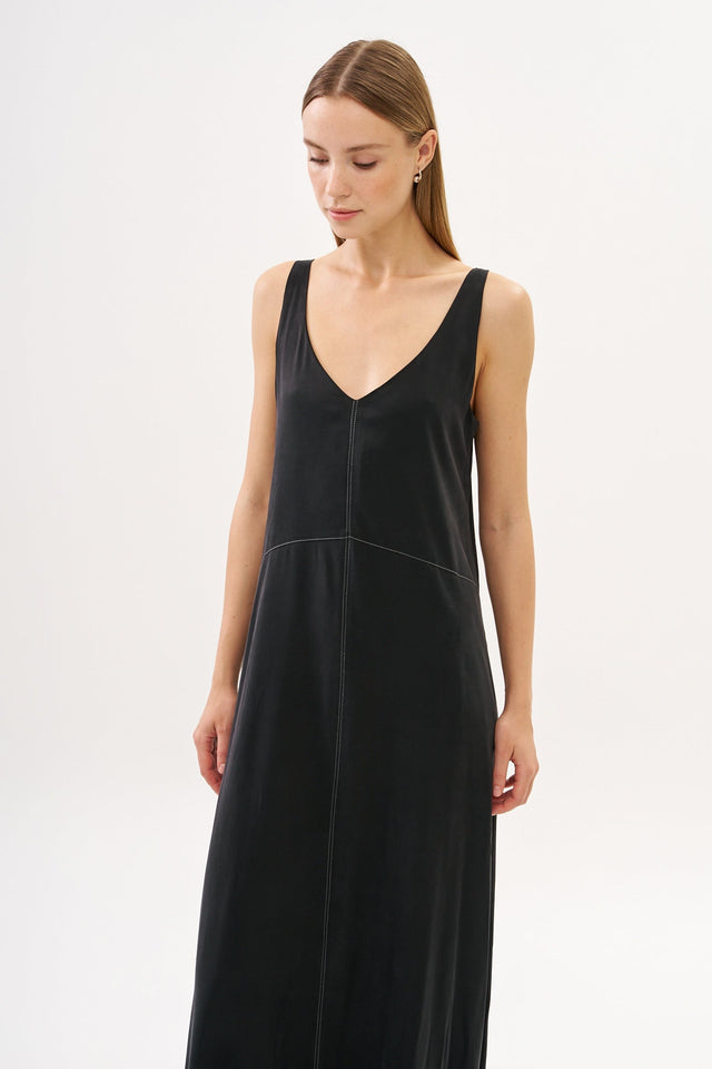 Kate Cupro Dress Black