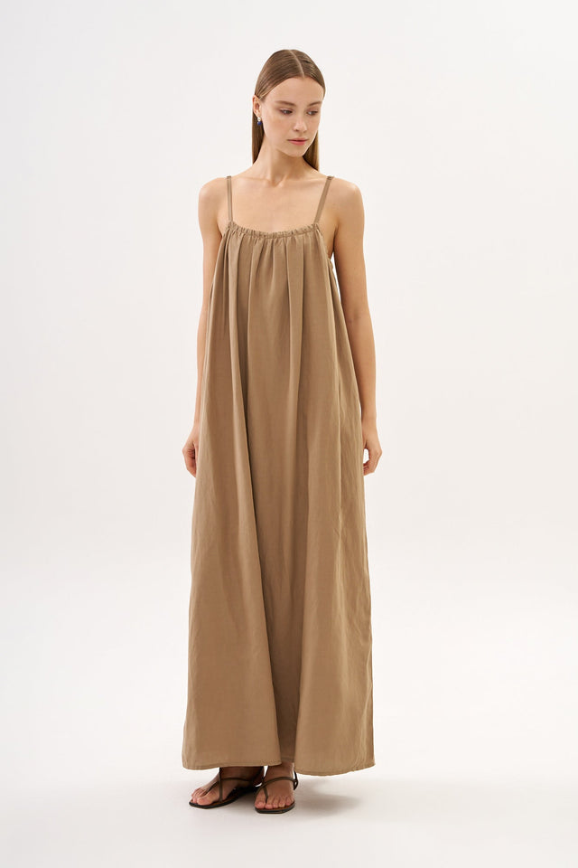 Audrey Dress Camel