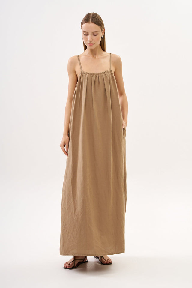 Audrey Dress Camel