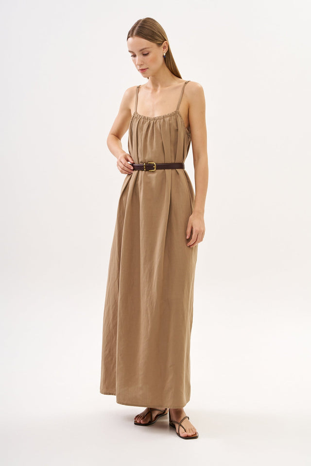 Audrey Dress Camel