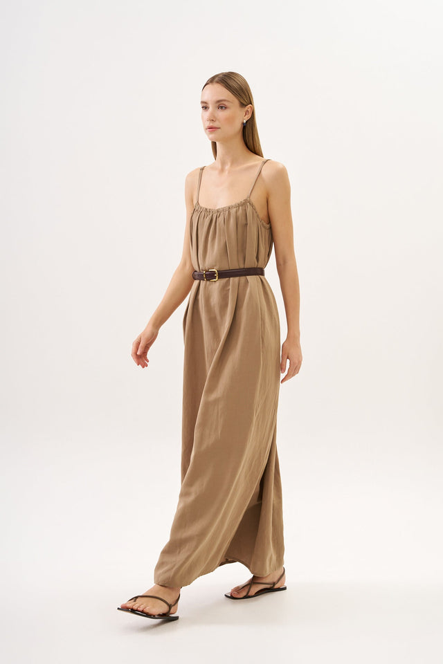 Audrey Dress Camel