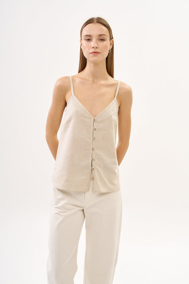 Camille Top Beige