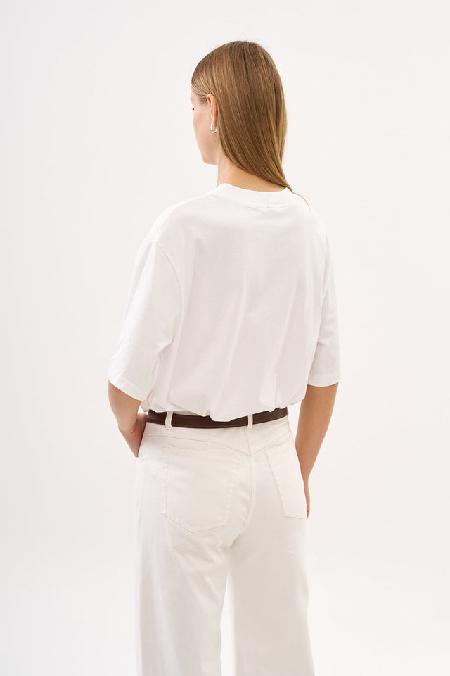 Le Club Sketch Oversized T White