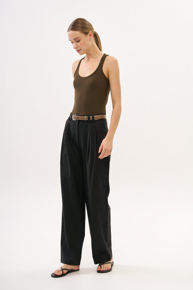 Noah Tencel Pants Black