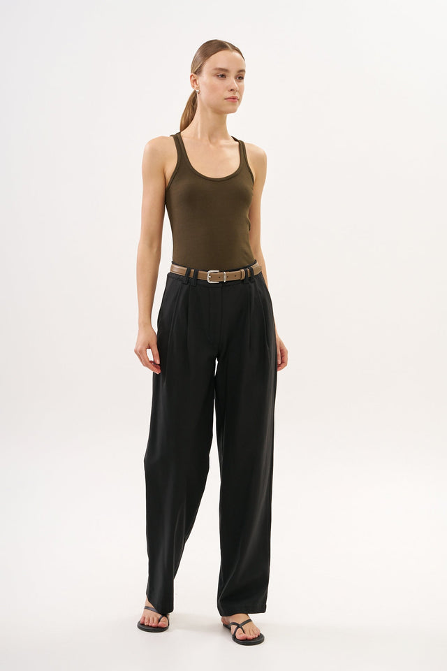 Noah Tencel Pants Black