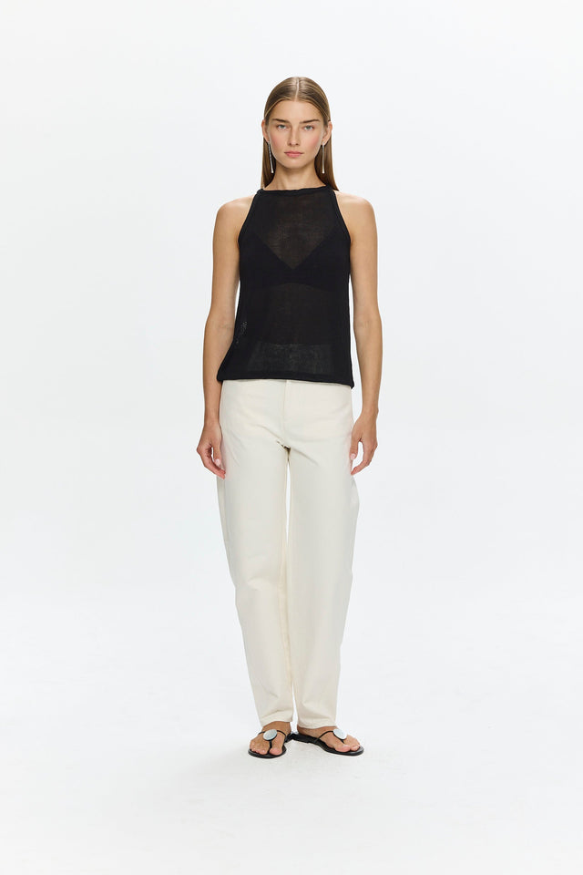 Liv knitted Top Black