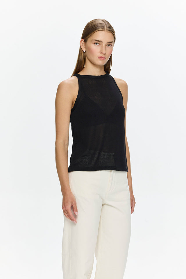 Liv knitted Top Black