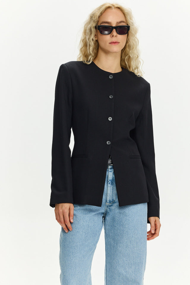 Ines Soft Blazer Black