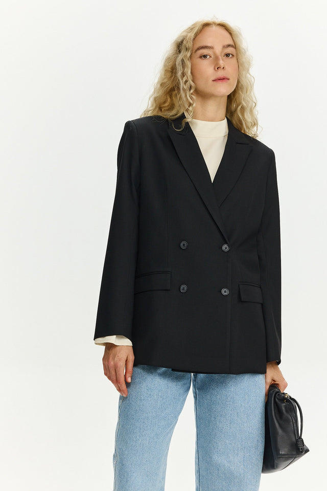 Elly Semi-Tailored Blazer Black