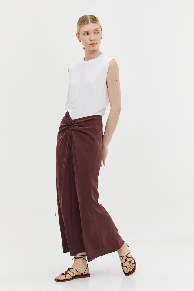 Nina Skirt Burgundy