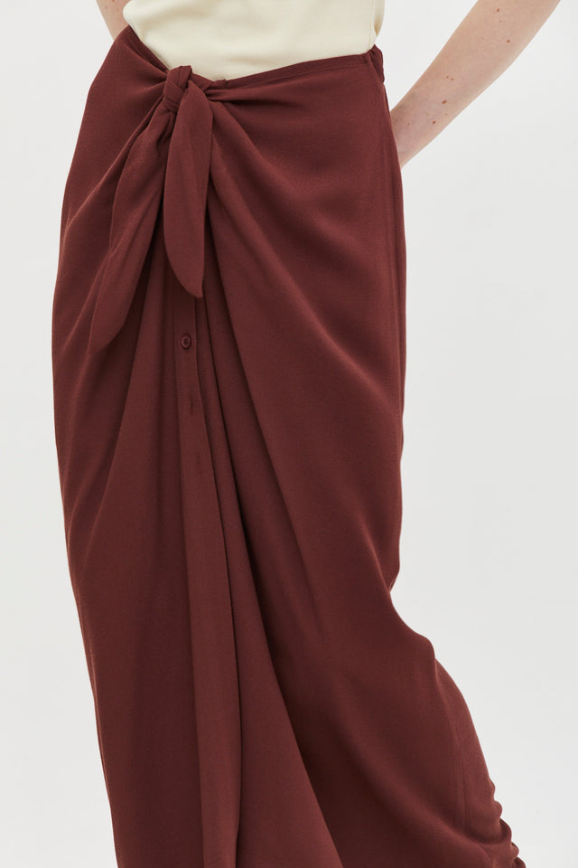 Jasmin Skirt Burgundy