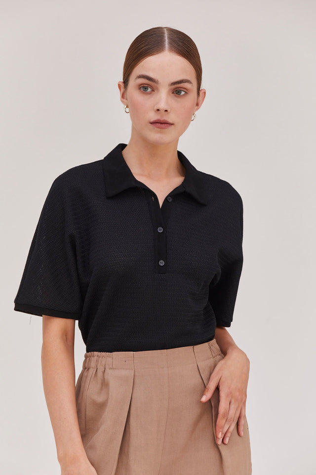 Holiday Blouse Black