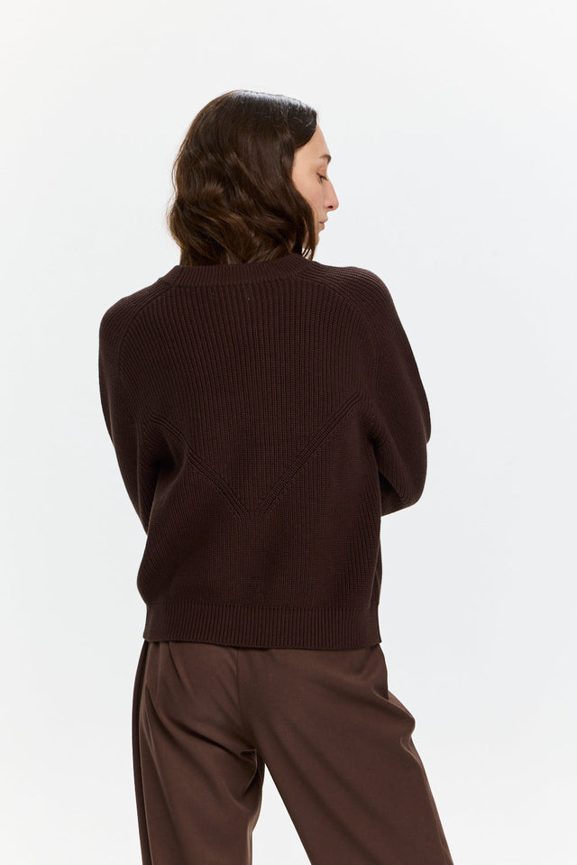 Pre-order Nico Sweater Chocolate Brown