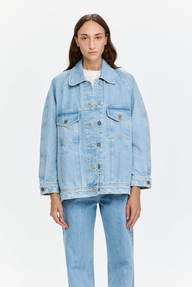Denim Jacket Sky Blue