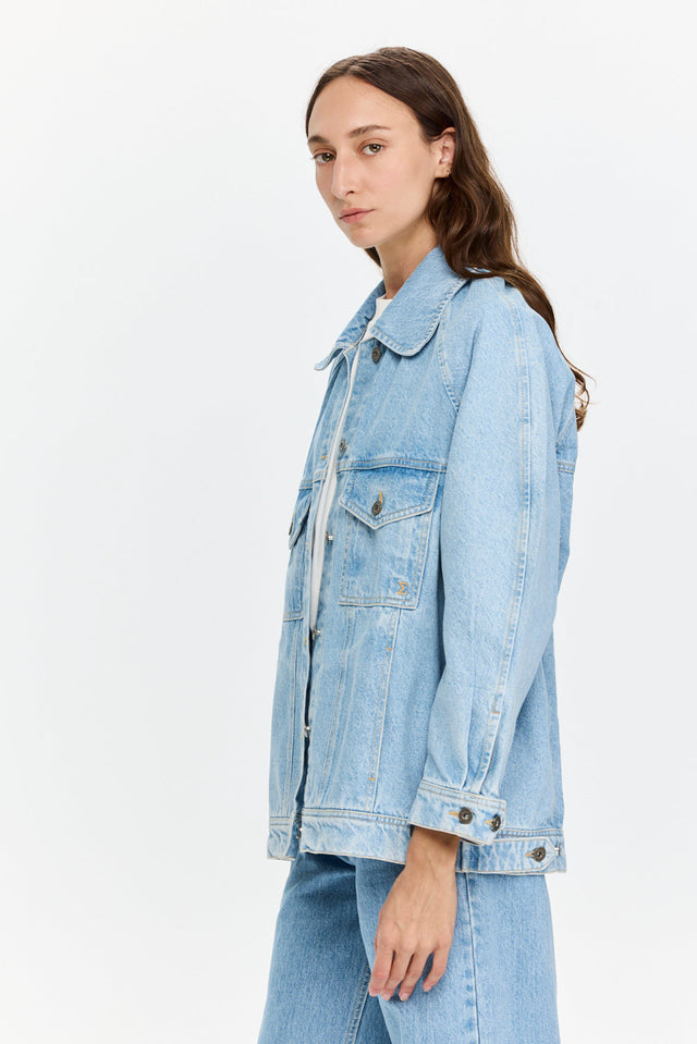 Denim Jacket Sky Blue