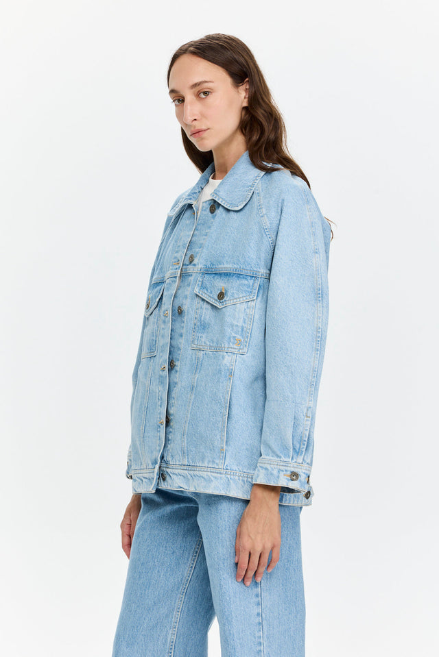 Denim Jacket Sky Blue