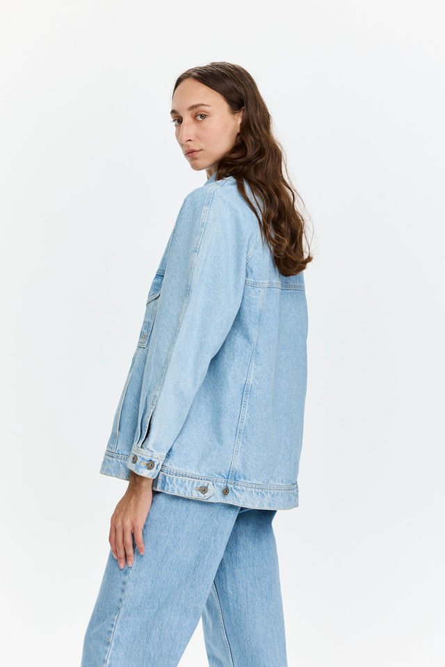 Denim Jacket Sky Blue