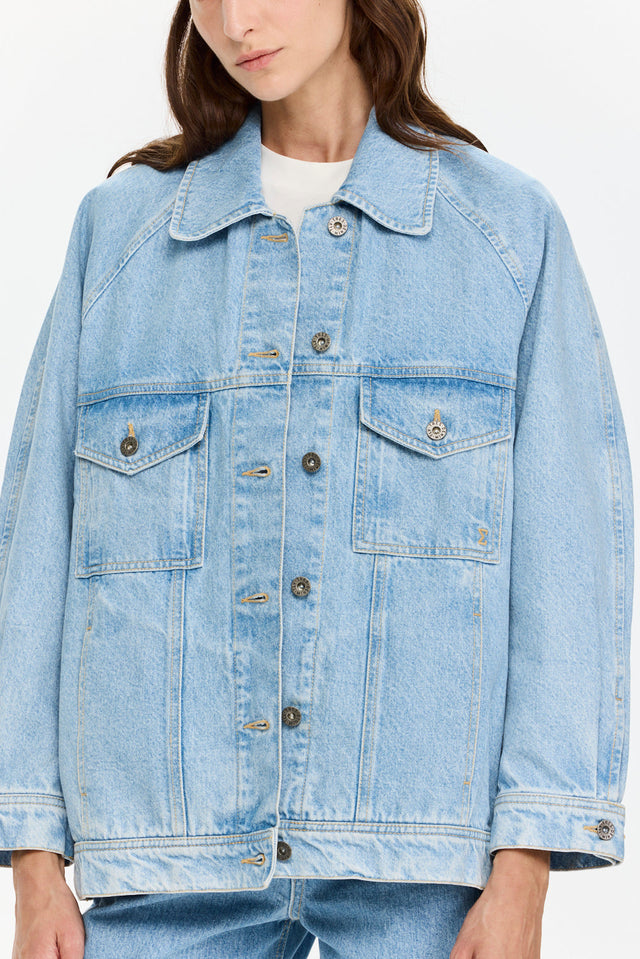 Denim Jacket Sky Blue