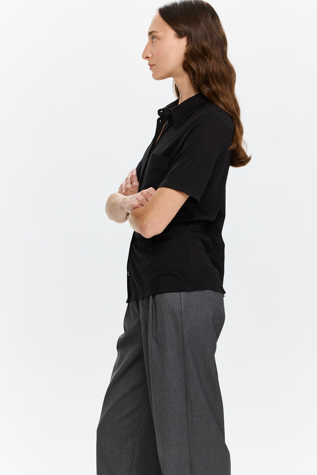 Alison Soft Blouse Black