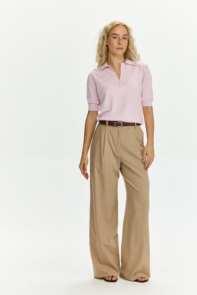 Short Sleeve Polo Pink