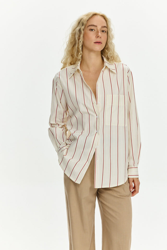 Sam Blouse Yellow Stripes