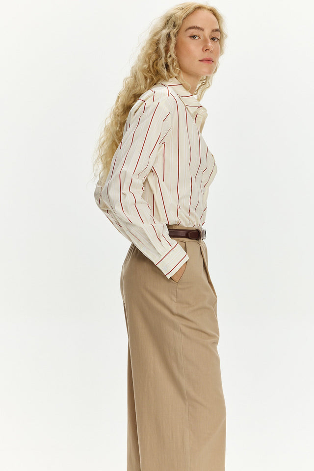 Sam Blouse Yellow Stripes
