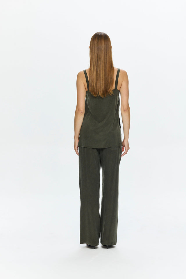 Alex Cupro Pants Olive