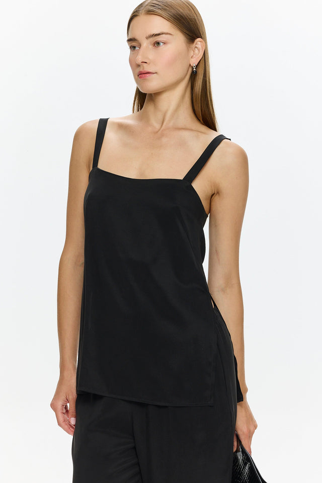Margot Cupro Top Black