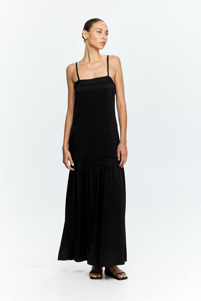 Charlie Lace Dress Black