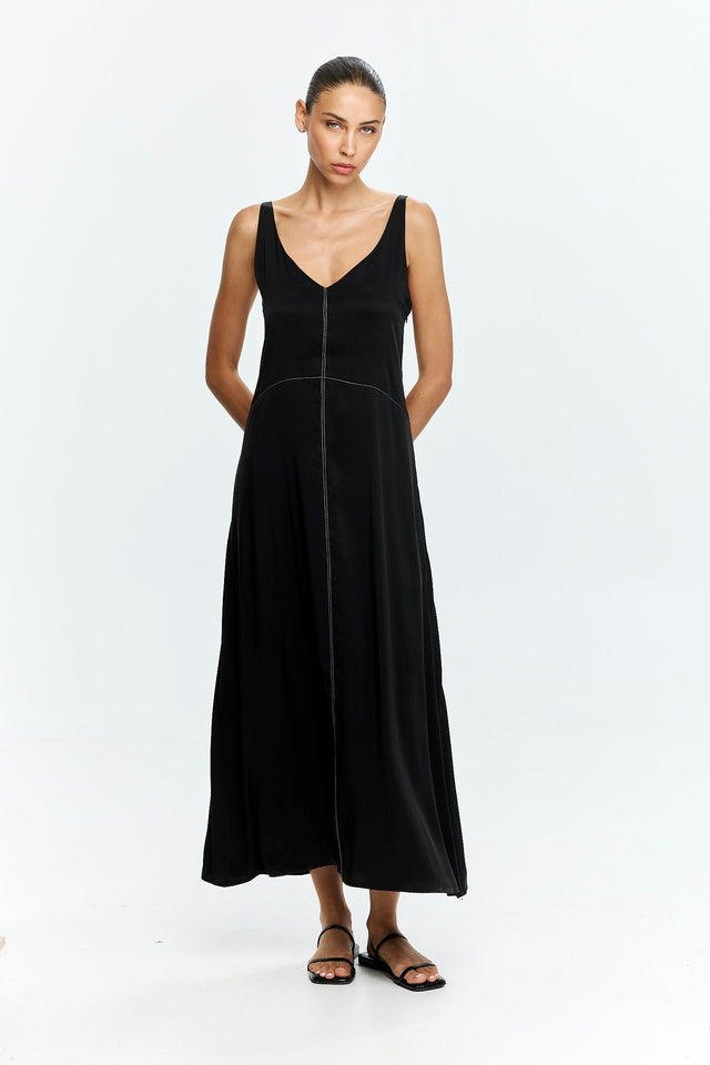 Kate Cupro Dress Black