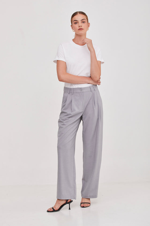 Noah Tailored Pants Grey