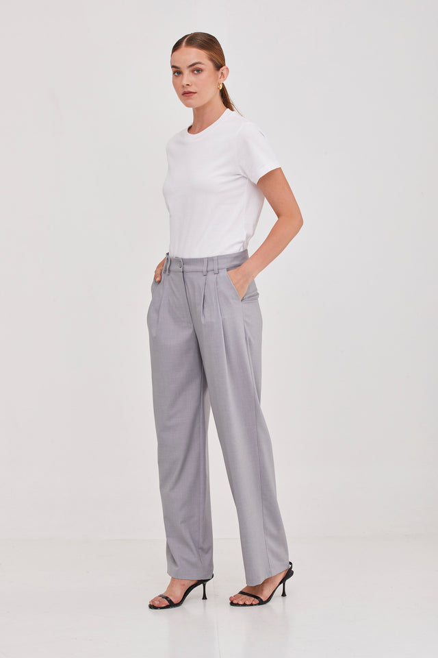 Noah Tailored Pants Grey