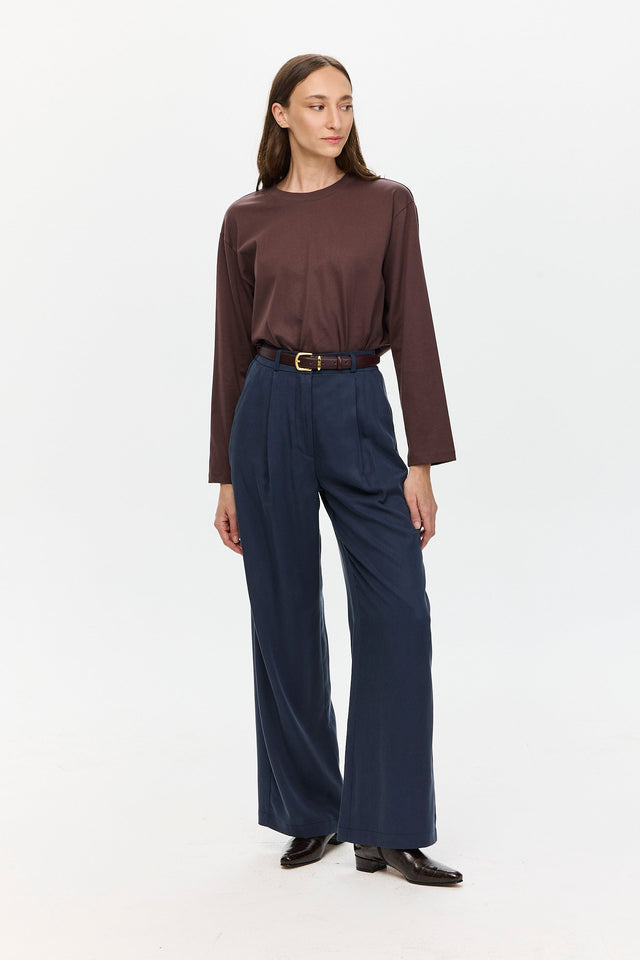 Oliver Tencel Pants Navy