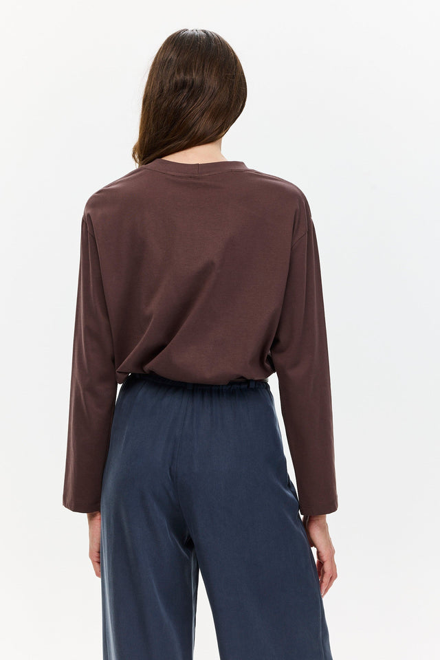Long Sleeve T Brown