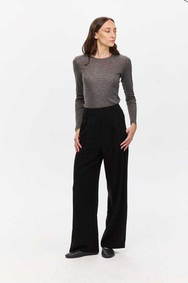 Ivy Cupro Pants Black