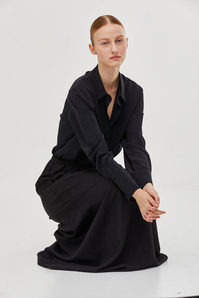 Molly Silk Blouse Black