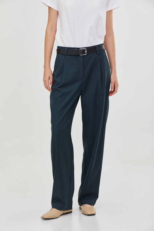 Harry Tailored Pants Dark Green
