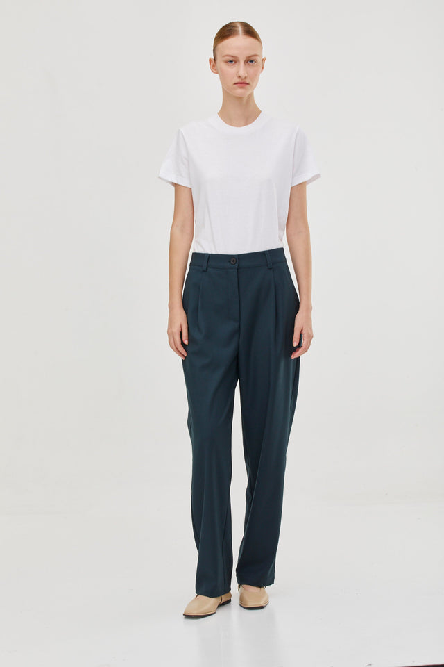 Harry Tailored Pants Dark Green