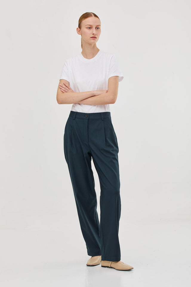 Harry Tailored Pants Dark Green