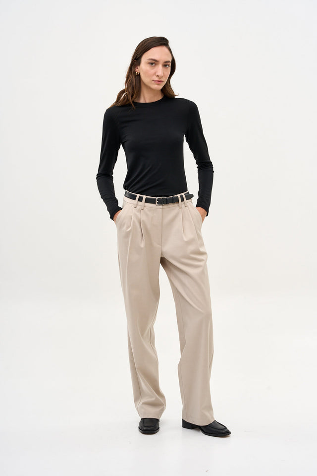 Noah Tailored Pants Beige