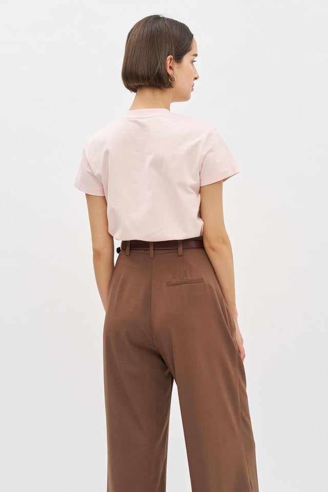 Luca Tailored Pants Light Brown